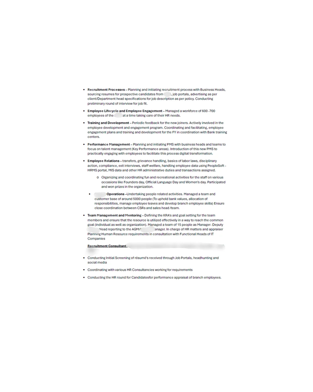 Original CV page 4