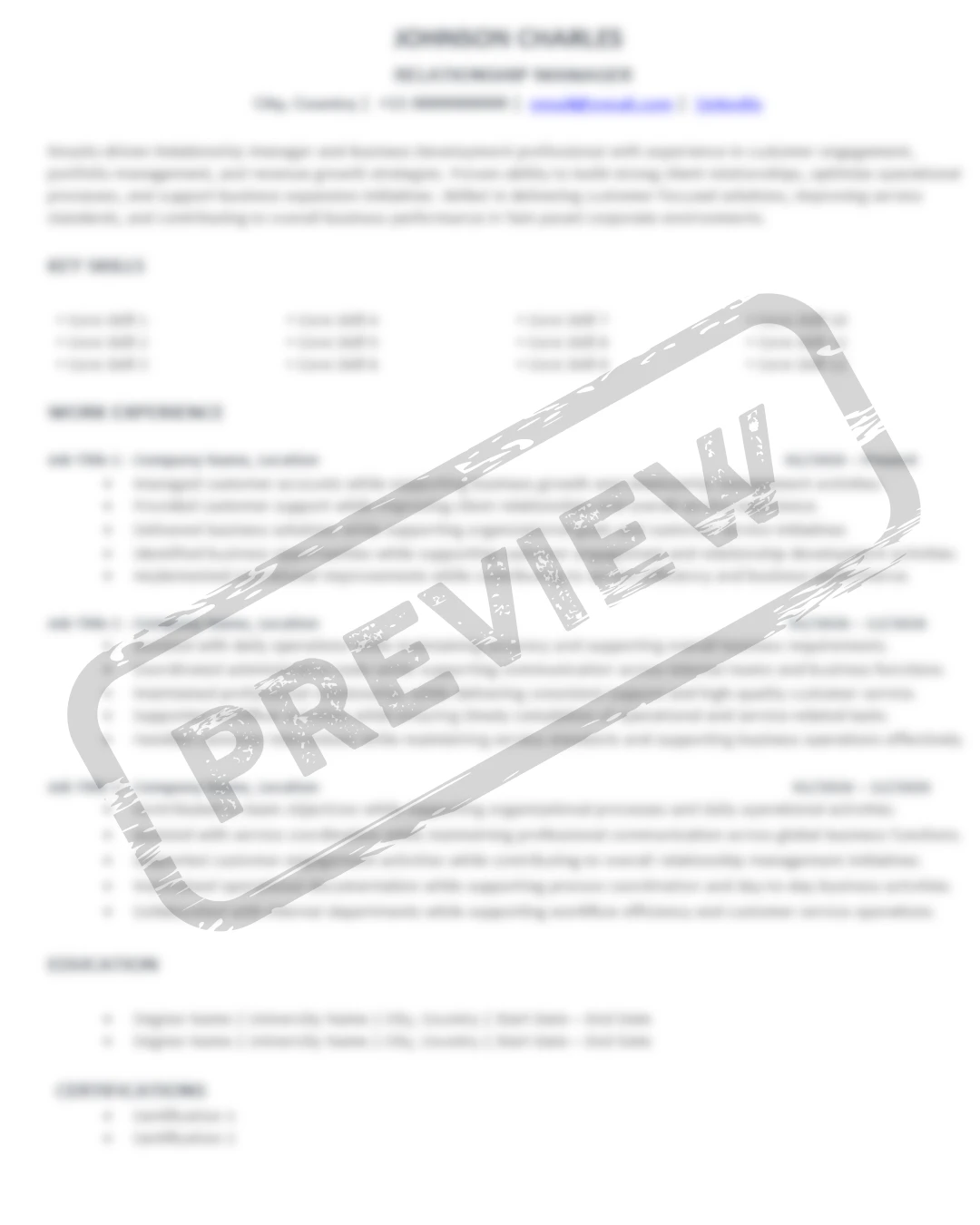 Corporate Professional Template preview